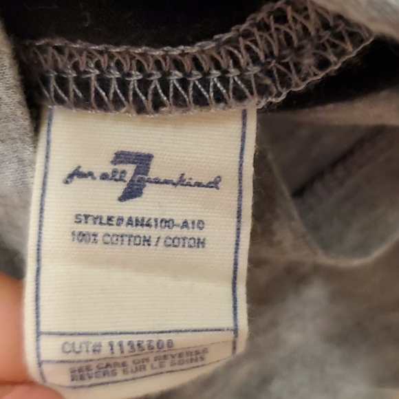 7 for all mankind, new T-shirt, size medium - Picture 6 of 6